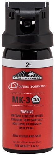 Defense Technology 5039 First Defense MK-3 Stream .2% White 1.47 oz Pepper Spray