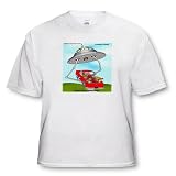Londons Times Funny Aliens Cartoons - Illegal Abducted Aliens - T-Shirts