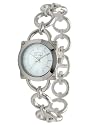 Rica Lewis - 9076212 - Montre Femme - Quartz Analogique - Cadran Blanc - Bracelet Acier Argent