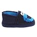 Sesame Street Cookie Monster Kids Aline Slippers (7-8 M US Toddler, Cookie Navy)