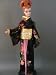 Barbie Doll Clothes : Japanese Silk Kimono with Amazing Print Fit Barbie Dolls