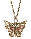 Black Hills Gold 10K Butterfly Pendant