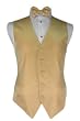Tuxedo Vest - Venetian Collection Gold with Coordinating Bowtie