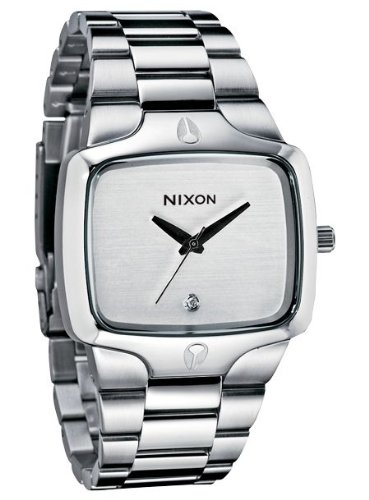 Nixon Men's Player Analog Watch in Silver(A140-130)