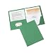 Avery 47977 Two-Pocket Report Covers with Prong Fasteners, 11 x 8-1/2, Green, 25/box