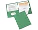 Avery 47977 Two-Pocket Report Covers with Prong Fasteners, 11 x 8-1/2, Green, 25/box