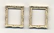 Dollhouse Miniature Set of 2 Ornate Victorian Frames
