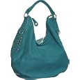 Oversized ''Yolanda'' Hobo - Teal Blue