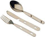 Vango Camping Cutlery Knife Fork & Spoon Clip Set
