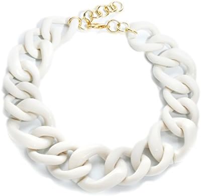 Cream Link Necklace Made in Italy