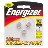 EVEREADY BATTERY Watch/Electronic/Specialty Batteries, 357, 3 Batteries per Pack