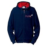 Atlanta Braves Breakout Thermal Full Zip Hood by Majestic Athletic