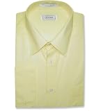 Men's YELLOW Lemon Color Dress Shirt w/ Convertible Cuffs