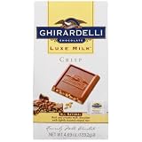 Ghirardelli Luxe Milk Crisp Singles, 4.69-Ounce Bags (Pack of 6)