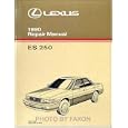 1990 Lexus ES 250 Repair Shop Manual Original by Lexus