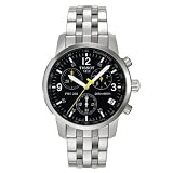 Tissot Quartz, Black Dial with Stainless Steel Bracelet - Men's Watch T17.1.586.52