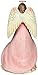Enesco Jim Shore Heartwood Creek Breast Cancer Awareness Angel Figurine, 8.5