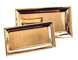Old Dutch 17 3/4  x 9 Heavy Gauge Solid Copper Rectangular Tray