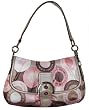 Coach Soho Snap Head Pleated Buckle Flap Bag 18420 Pink Multi