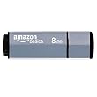 AmazonBasics Flash Drive 8GB Speicherstick USB 2.0, grau/ blau