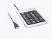 USB Nummernblock, silber