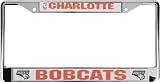 Charlotte Bobcats Chrome License Plate Frame