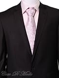 Chianti One Button Double vented Gray charcoal Man-Made Fiber Suit 52R - Get A FREE Designer Silk Tie ~1 Button Limited Edition