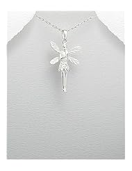 Fairy CZ Pendant Necklace In 92.5 Sterling Silver
