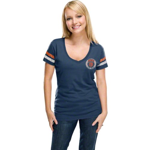 New York Knicks Women's Bleacher Blue Post Season T-Shirt