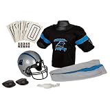 Carolina Panthers Youth NFL Deluxe Helmet and Uniform Set (Medium)