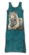 Tiger Gaze Tank Dress Adult Sizes Small - 3XL, Organic Dyes