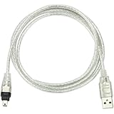 USB to Firewire Ieee 1394 4 Pin Ilink Adapter Cable - 5 feet