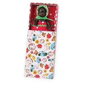 Petitcollin - 201174 - Poup�e et Mini-Poup�e - Baigneur Noir Par Nathalie L�t� - 11 cm