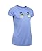 Under Armour Girls' Big Logo T-Shirt, Purple Ice (938)/Purple Ice, Youth Medium