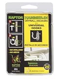 Itw Brands #PCK-3G3W-ZURH 3PKAnchor/Univ Hook Pin