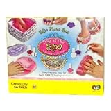 Girls Deluxe Nail Art Manicure and Pedicure Spa Kit Combo - TOP GIFT SELLING ITEM!