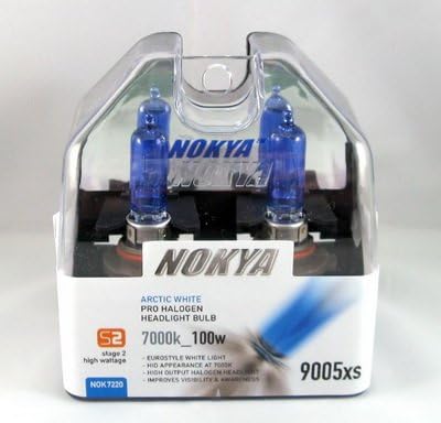 Nokya 9005XS Arctic White Stage 2 7000K Halogen Headlight / Fog Light Car Light Bulb Replacement