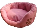 IMPERFECT S-M Pink Plush Pet bed. Dog, Cat