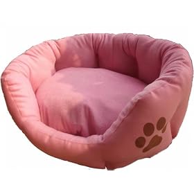 IMPERFECT S-M Pink Plush Pet bed. Dog, Cat