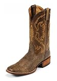Men's Nocona 11" Square Toe Soft Lamb Leather Cushion Pull-On Cowboy Boots
