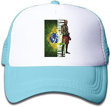 XKUN Kid's Thai Wrestle Jujitsu Boxing Champion Player Adjustable Hats SkyBlue