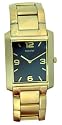 Accurist Mb668 Gents Gold Plated Stainless Steel Bracelet Brown Dial Watch