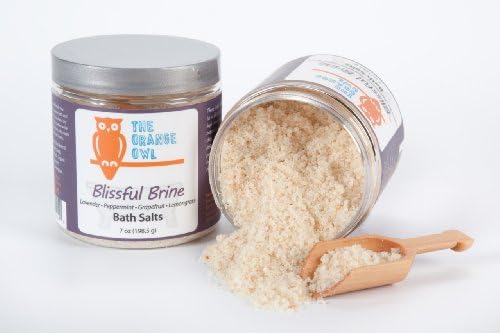 The Orange Owl 100% Vegan Bath Salts - Blissful Brine (Lavender, Mint + Grapefruit)