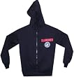 RAMONES - Presidential Seal / Red Logo - Black Zip Up Hoodie