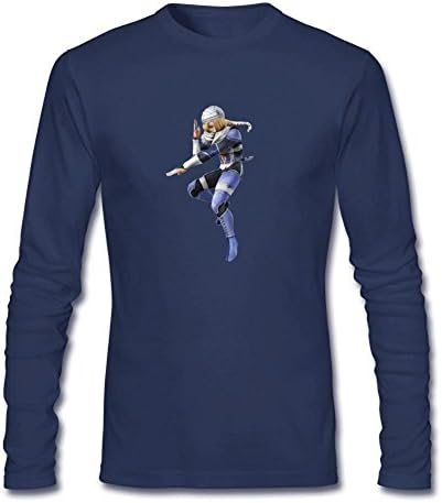 OWKJ Men's Super Smash Bros Sheik Long Sleeve T-shirt S ColorName