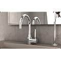 Design Waschtischarmatur / K�chenarmatur SA-015, Wasserhahn mit einhebelmischer Mischbatterie f�r Sp�le / Waschbecken in K�che / Bad, Sanit�r-Armatur aus Chrom (verchromt), als Badarmatur und Sp�ltischarmatur einsetzbar, Interama-Armaturen bei DAW