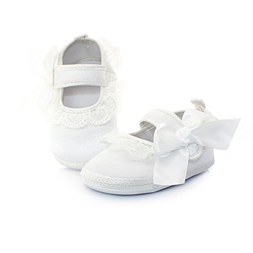 Itaar Baby Girls Shoes Toddler Infant Lace Bowknot Crib Shoes