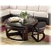Marion Round Cocktail w/ 4 Backless Stools By Ashley Furniture
