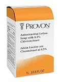 PROVONĀ® Antimicrobial Lotion Soap with 0.3% Chloroxylenol Refill, Amber, 8 1000mL refill units
