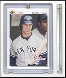 5 (Five) Pack of Single Screw Downs - EconoSafe: Regular Card 1 Screwdown - Ideal for Displaying Baseball & Other Sports Cards
